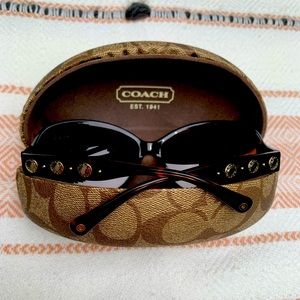 Coach sunglasses with original case